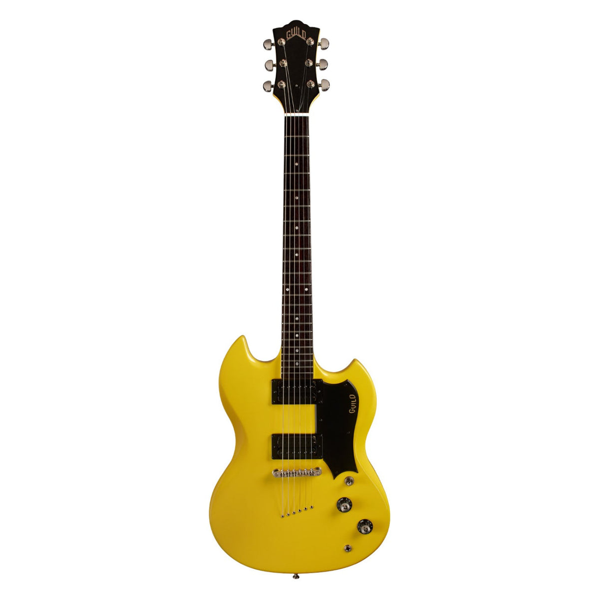 Guild Polara Electric Guitar - VOLTAGE YELLOW-Guild-Infinite Music