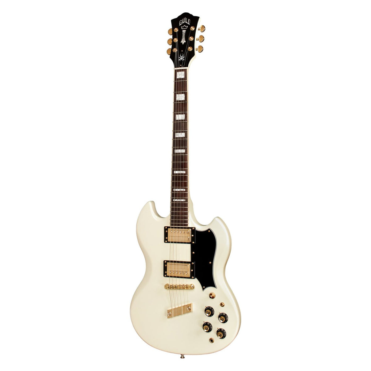 Guild S-100 Polara - Kim Thayil - Signature Electric Guitar - VINTAGE WHITE-Guild-Infinite Music