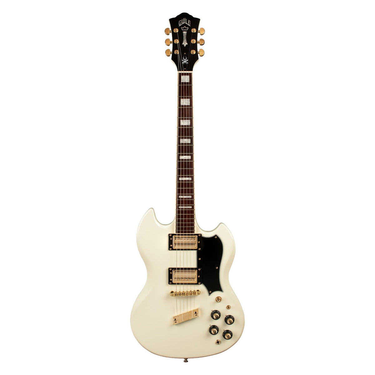 Guild S-100 Polara - Kim Thayil - Signature Electric Guitar - VINTAGE WHITE-Guild-Infinite Music