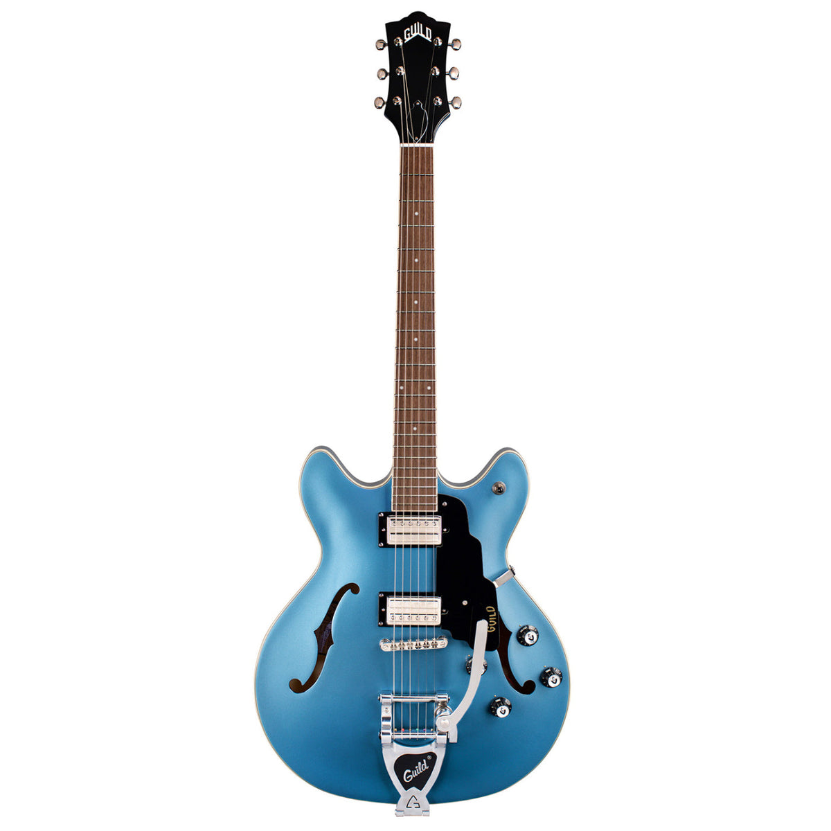 Guild Starfire 1 DC GVT Electric Guitar W/ Vibrato- PELHAM BLUE-Guild-Infinite Music