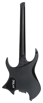 Solar H2.6C Headless Electric Guitar - Carbon Black W/-Gig Bag inc.