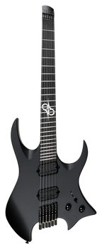 Solar H2.6C Headless Electric Guitar - Carbon Black W/-Gig Bag inc.