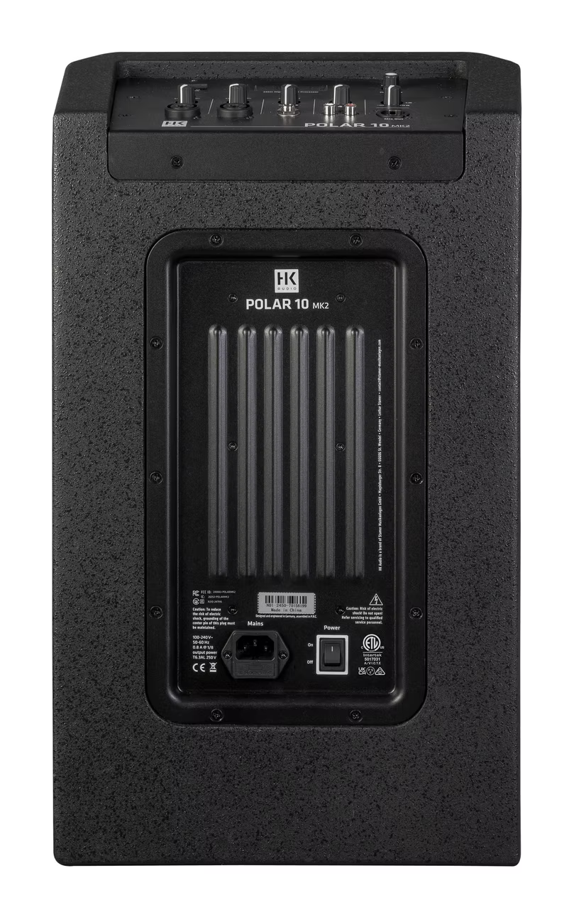 HK Audio Polar 10 MK2 2000Watt Column PA System w/- Bluetooth - Black-HK Audio-Infinite Music