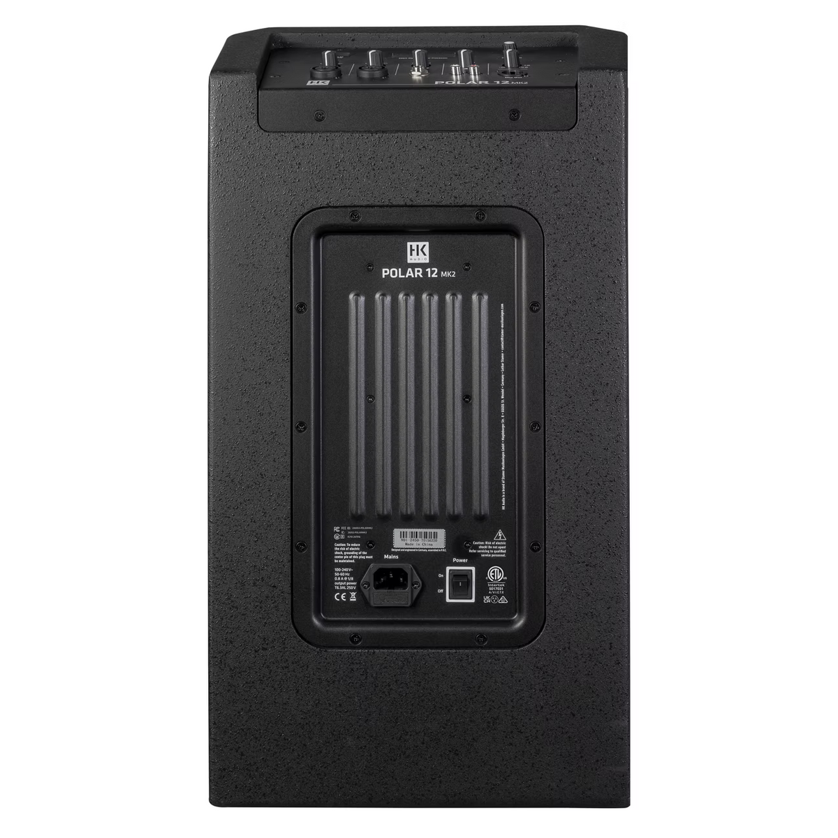 HK Audio Polar 12 MK2 2000Watt Column PA System w/- Bluetooth - Black-HK Audio-Infinite Music