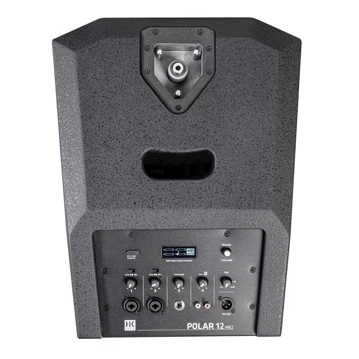 HK Audio Polar 12 MK2 2000Watt Column PA System w/- Bluetooth - Black-HK Audio-Infinite Music