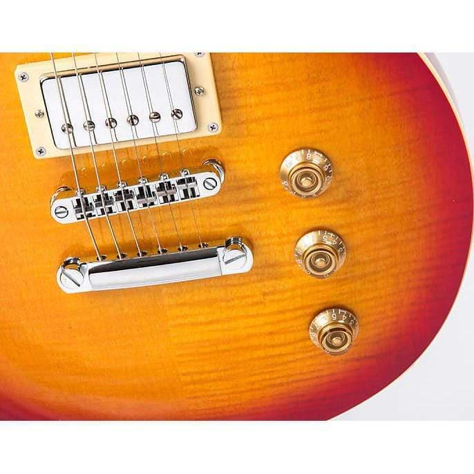 Hamer Flame Maple Cherry Sunburst Electric Guitar-Hamer-Infinite Music
