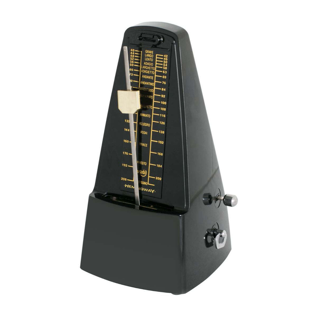 Hemingway Black Plastic Metronome-Hemingway-Infinite Music