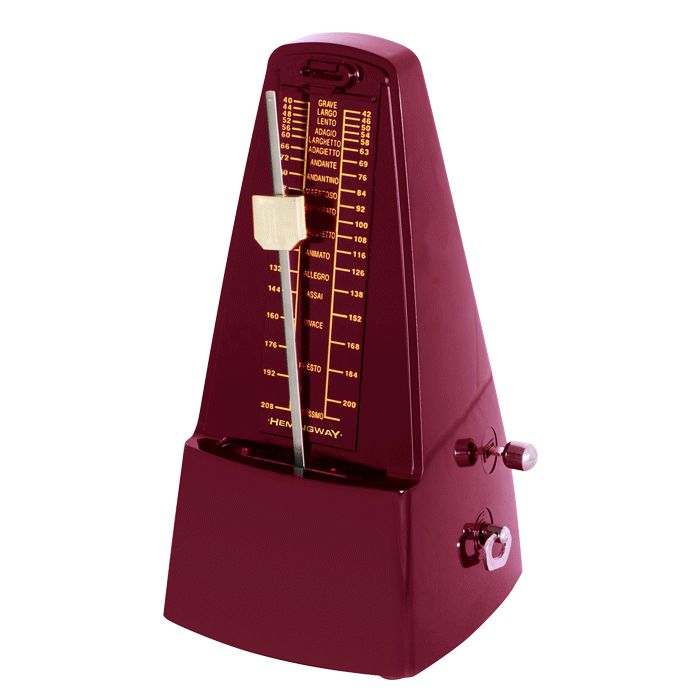 Hemingway Red Plastic Metronome-Hemingway-Infinite Music