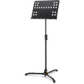 Hercules Orchestra Perforated Desk with Swivel Legs Music Stand-Hercules-Infinite Music