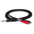 Hosa Technology 1/4 in TRS to Dual RCA Insert Cable - 3 m-Hosa Technology-Infinite Music