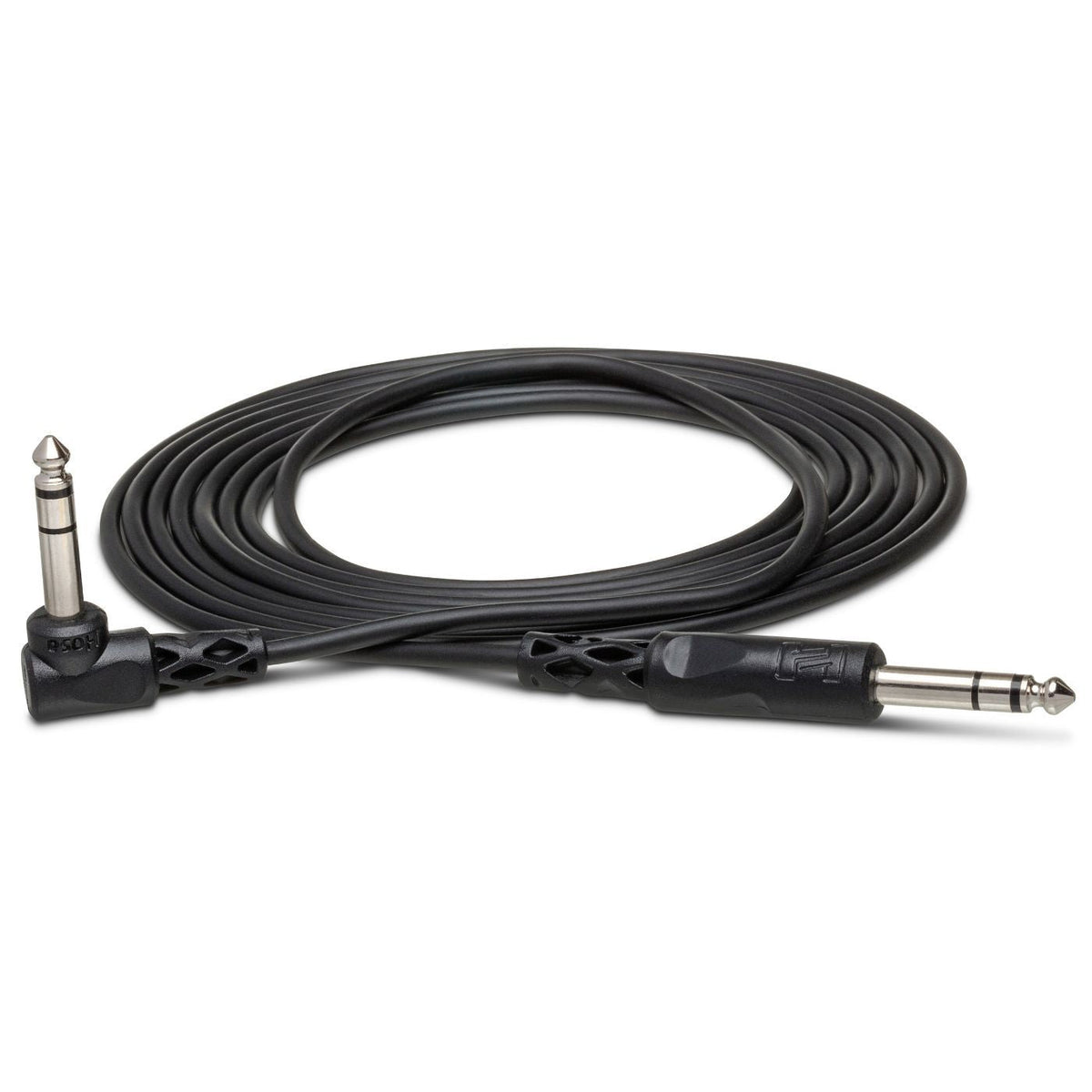 Hosa Technology 1/4 in TRS to Right-angle 1/4 in TRS Balanced Interconnect Cable - 5Ft-Hosa Technology-Infinite Music