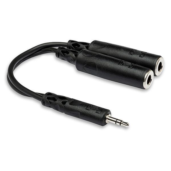 Hosa Technology 3.5 mm TRS to Dual 1/4 in TRSF Y Cable-Hosa Technology-Infinite Music