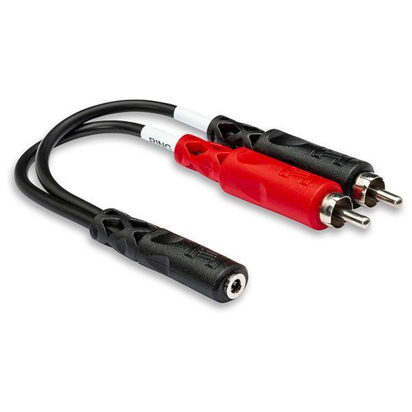 Hosa Technology 3.5 mm TRSF to Dual RCA Stereo Breakout Cable-Hosa Technology-Infinite Music