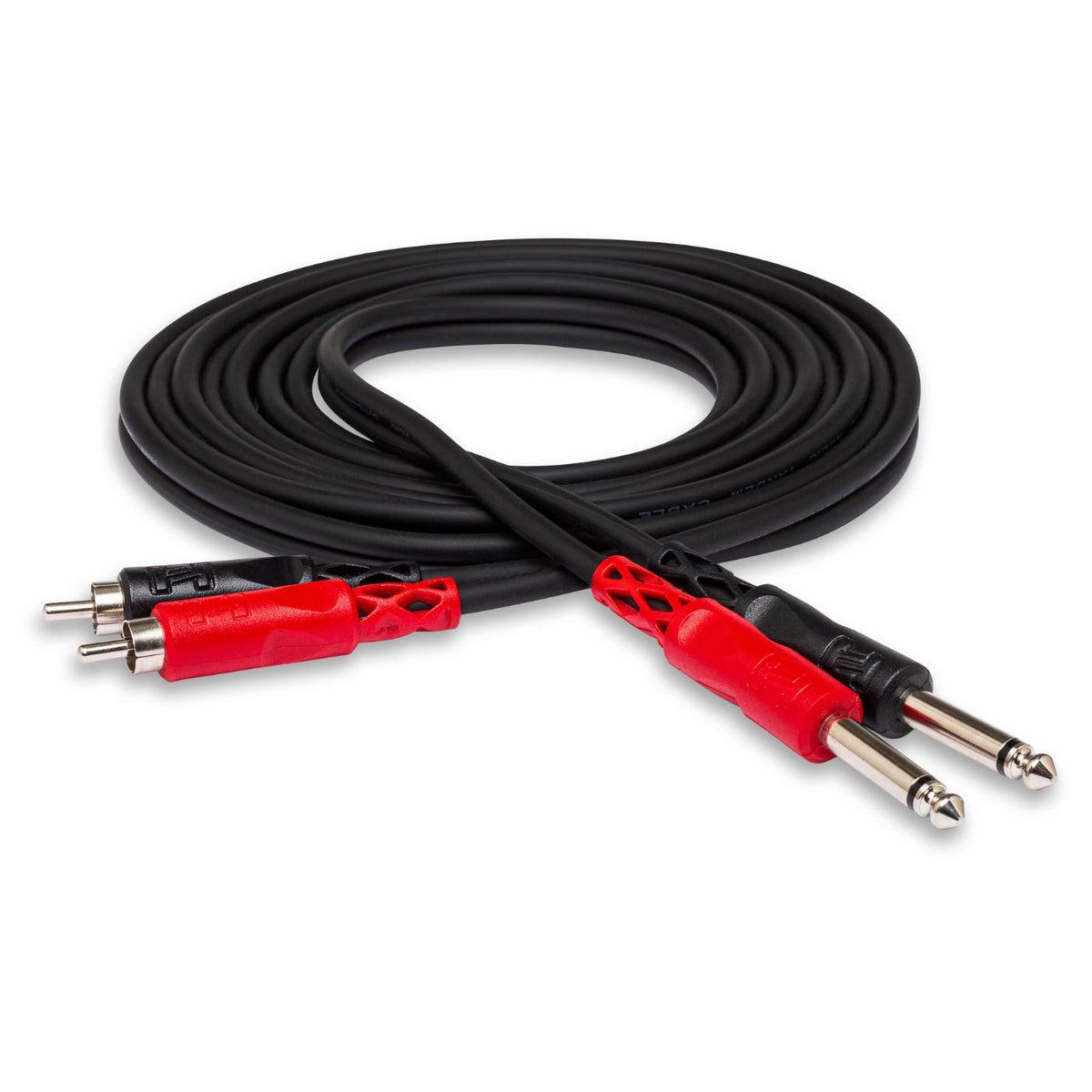 Hosa Technology 3m Dual 1/4 in TS to Dual RCA Stereo Interconnect Cable-Hosa Technology-Infinite Music