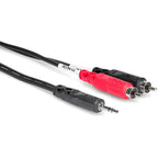 Hosa Technology CMR-225 3.5 mm TRS to RCA Stereo Breakout Cable - 25 feet-Hosa Technology-Infinite Music