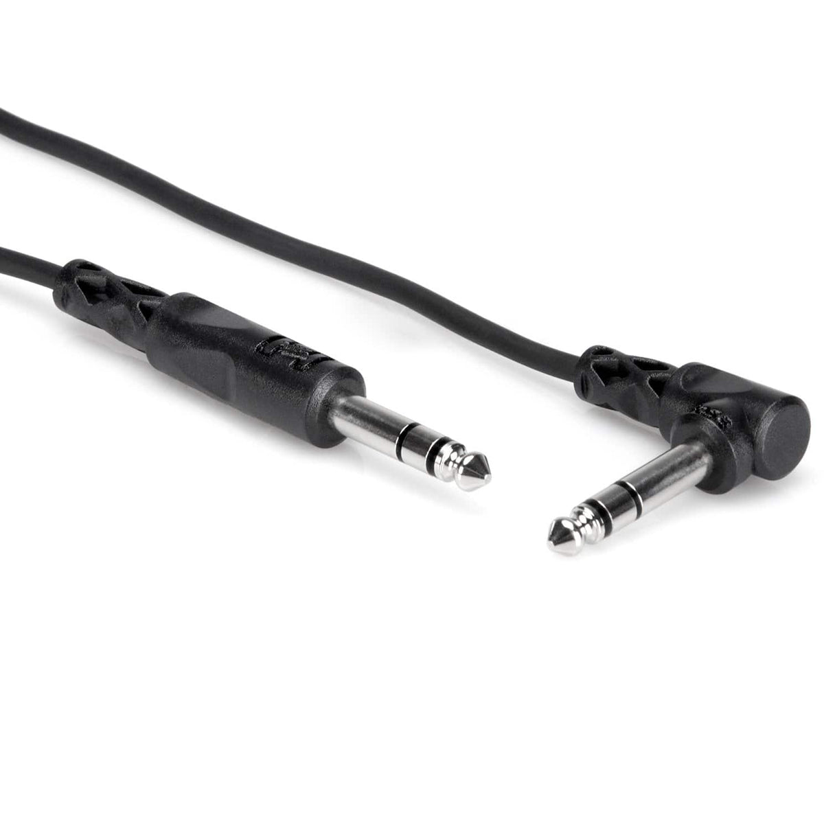 Hosa Technology CSS-110R 1/4" TRS to Right-Angle 1/4" TRS Balanced Interconnect Cable-Hosa Technology-Infinite Music