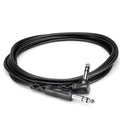 Hosa Technology CSS-110R 1/4" TRS to Right-Angle 1/4" TRS Balanced Interconnect Cable-Hosa Technology-Infinite Music