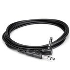 Hosa Technology CSS-110R 1/4" TRS to Right-Angle 1/4" TRS Balanced Interconnect Cable-Hosa Technology-Infinite Music