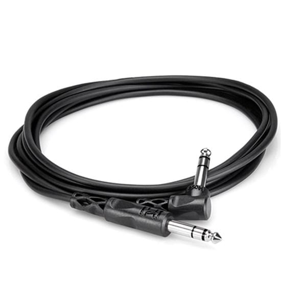 Hosa Technology CSS-110R 1/4" TRS to Right-Angle 1/4" TRS Balanced Interconnect Cable-Hosa Technology-Infinite Music