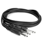 Hosa Technology CYP-103 1/4" TS to Dual 1/4" TS Y-Cable-Hosa Technology-Infinite Music
