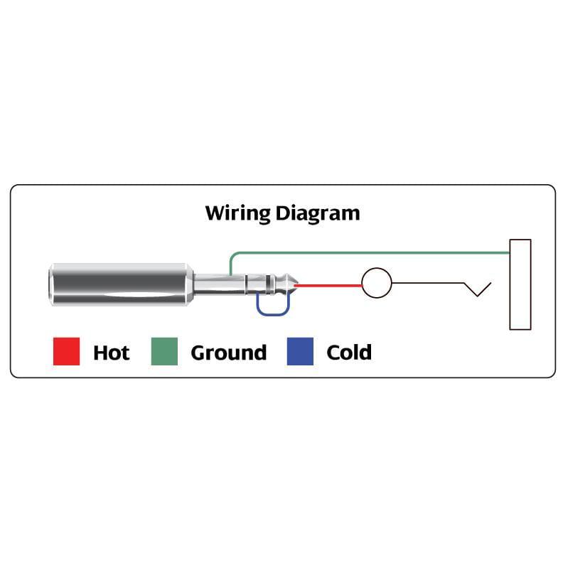Hosa Technology DOC-106 Insert Direct-out Adapter 1/4 in TRS to 1/4 in TSF-Hosa Technology-Infinite Music