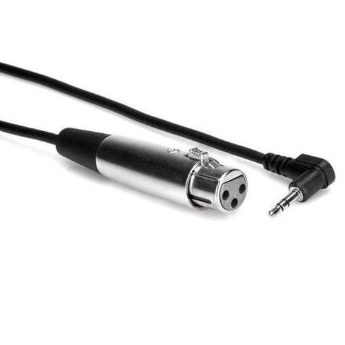 Hosa Technology Microphone Cable XLR3F to Right-angle 3.5 mm TRS-Hosa Technology-Infinite Music