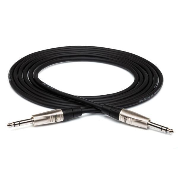 Hosa Technology REAN 1/4 in TRS to Same Pro Balanced Interconnect Cable - 20 Ft-Hosa Technology-Infinite Music