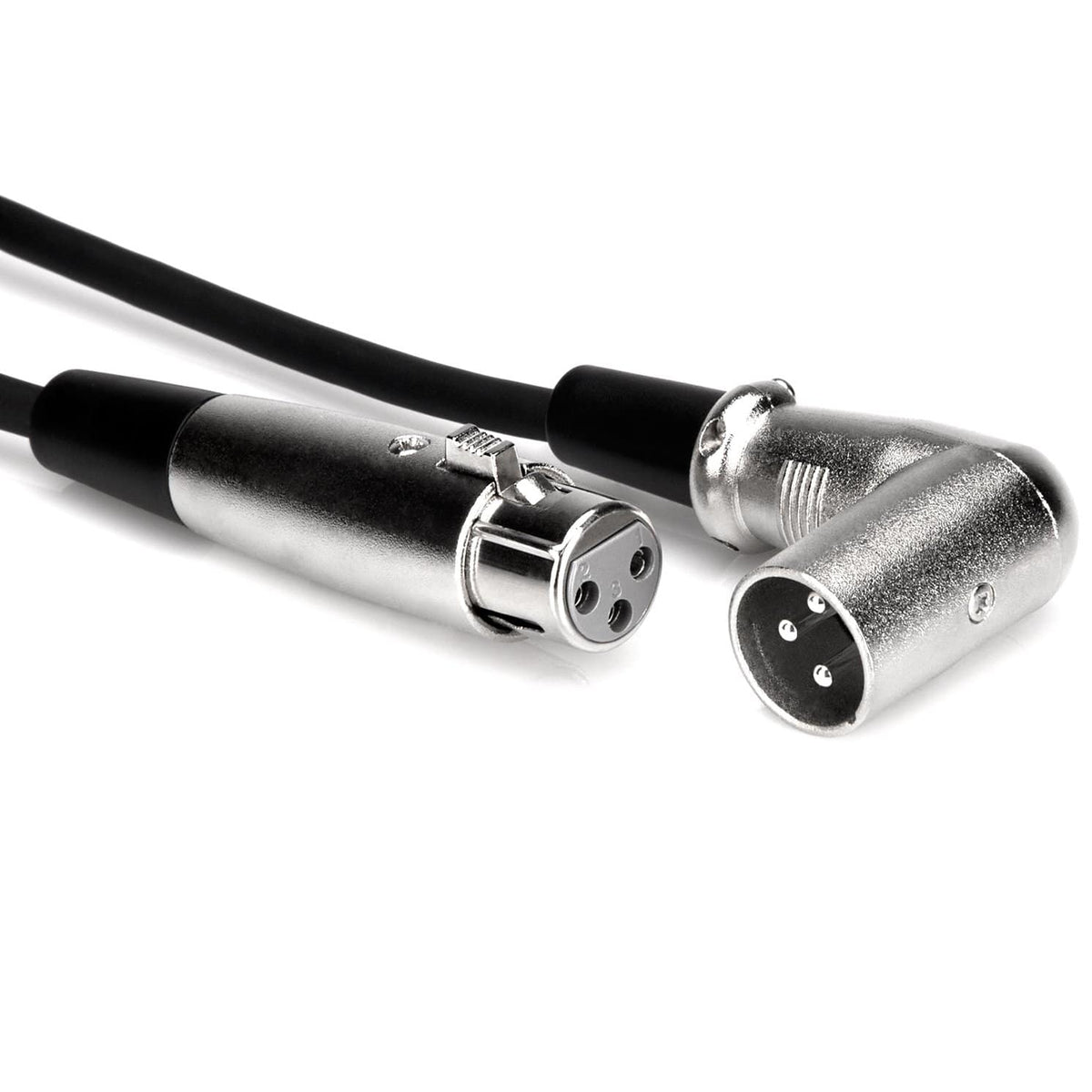 Hosa Technology XRR-105 XLR(F) to Right-Angle XLR(M) Balanced Interconnect Cable-Hosa Technology-Infinite Music