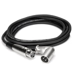 Hosa Technology XRR-105 XLR(F) to Right-Angle XLR(M) Balanced Interconnect Cable-Hosa Technology-Infinite Music
