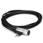 Hosa Technology XVM-110M Right-angle 3.5 mm TRS to XLR3M Microphone Cable-Hosa Technology-Infinite Music