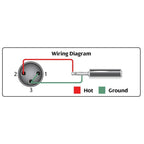 Hosa Technology XVM-305F XLR3F to Right-angle 3.5 mm TS Microphone Cable-Hosa Technology-Infinite Music