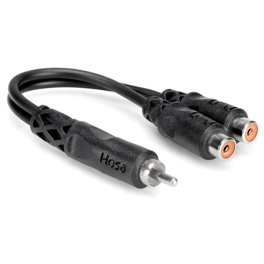 Hosa Technology YRA-104 Y Cable RCA to Dual RCAF-Hosa Technology-Infinite Music