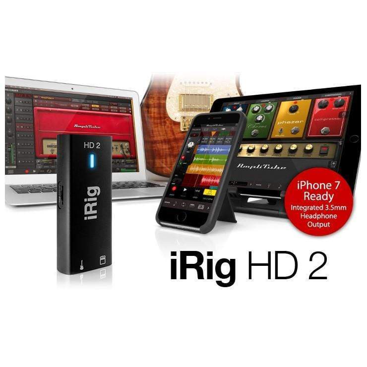 IK Multimedia iRig HD 2 Guitar Interface for iOS, Mac & PC-IK Multimedia-Infinite Music