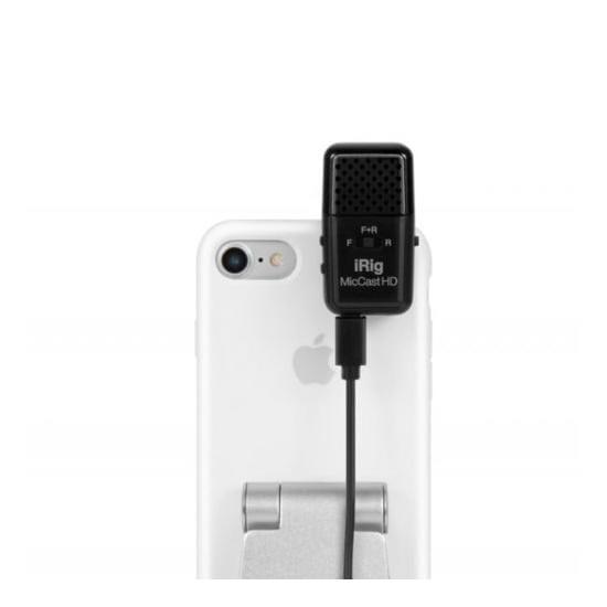 IK Multimedia iRig Mic Cast HD Dual-sided Digital Voice Microphone-IK Multimedia-Infinite Music