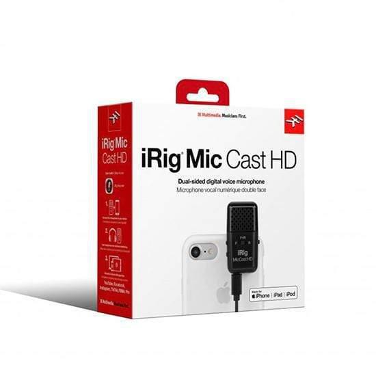 IK Multimedia iRig Mic Cast HD Dual-sided Digital Voice Microphone-IK Multimedia-Infinite Music