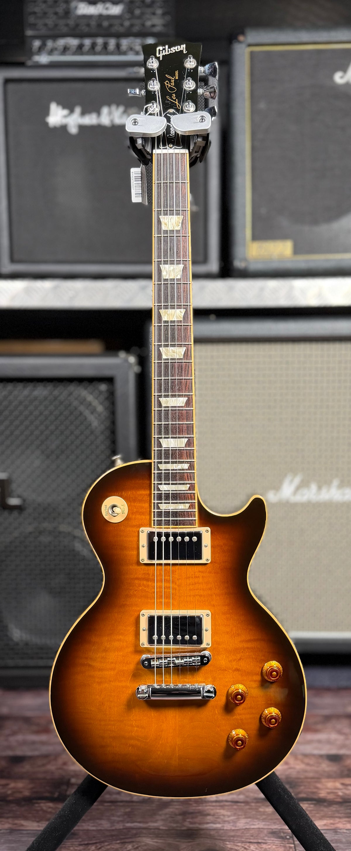 2008 Gibson Les Paul Standard Plus - Desert Burst W/- Hard Case & Papers ( Pre Owned )