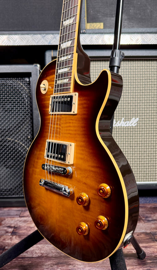 2008 Gibson Les Paul Standard Plus - Desert Burst W/- Hard Case & Papers ( Pre Owned )