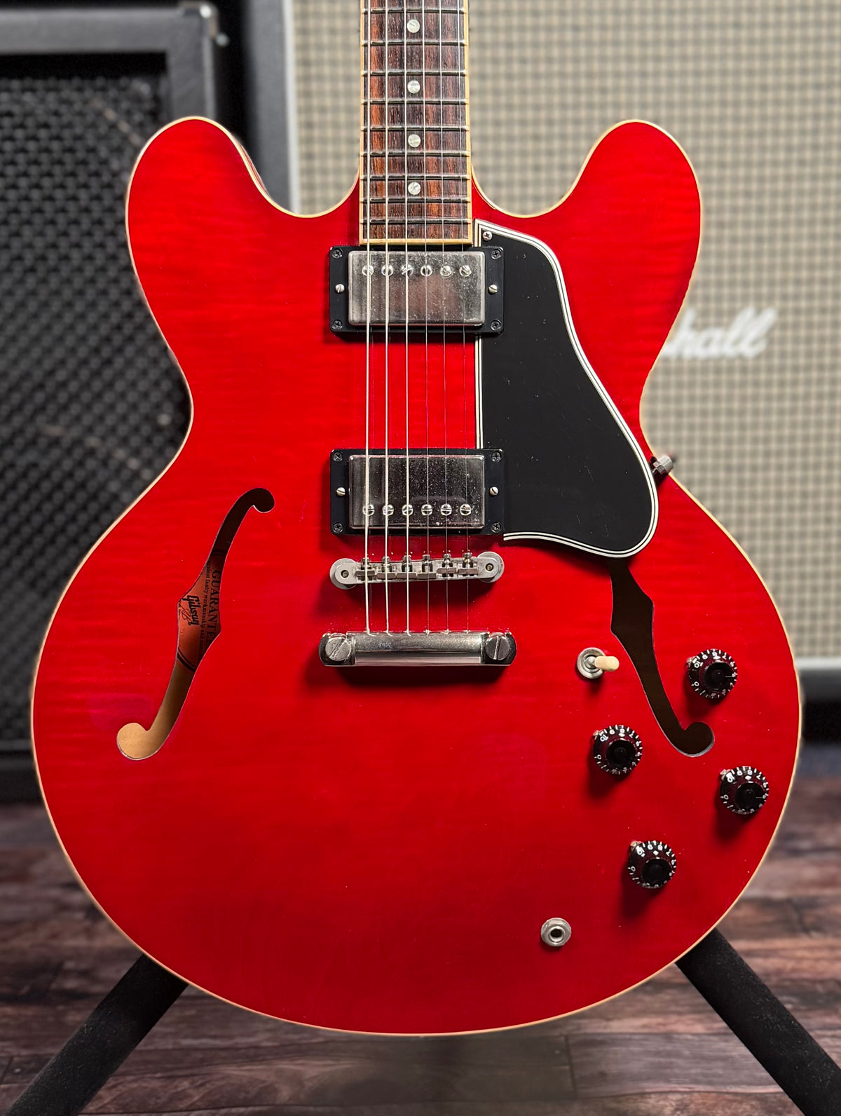 2004 Gibson ES335 Dot Flame Maple - Cherry W/ Hard Case ( Pre Owned )