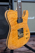 Another three-quarter view showing the full contour of the offset body and the black binding along the top edge.