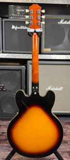 Epiphone ES-335 IG Electric Guitar Semi-Hollow- Vintage Sunburst  W/- Gig Bag (Pre Owned)