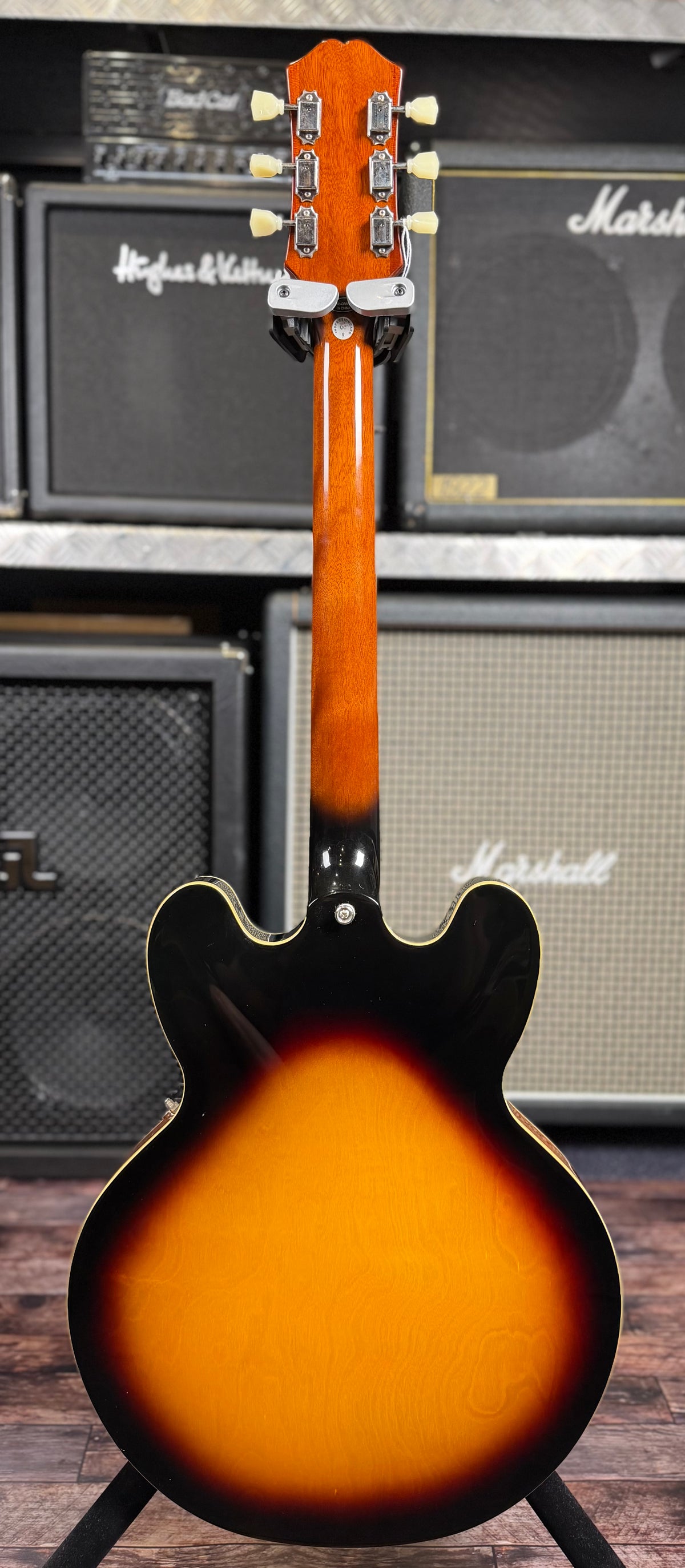 Epiphone ES-335 IG Electric Guitar Semi-Hollow- Vintage Sunburst  W/- Gig Bag (Pre Owned)