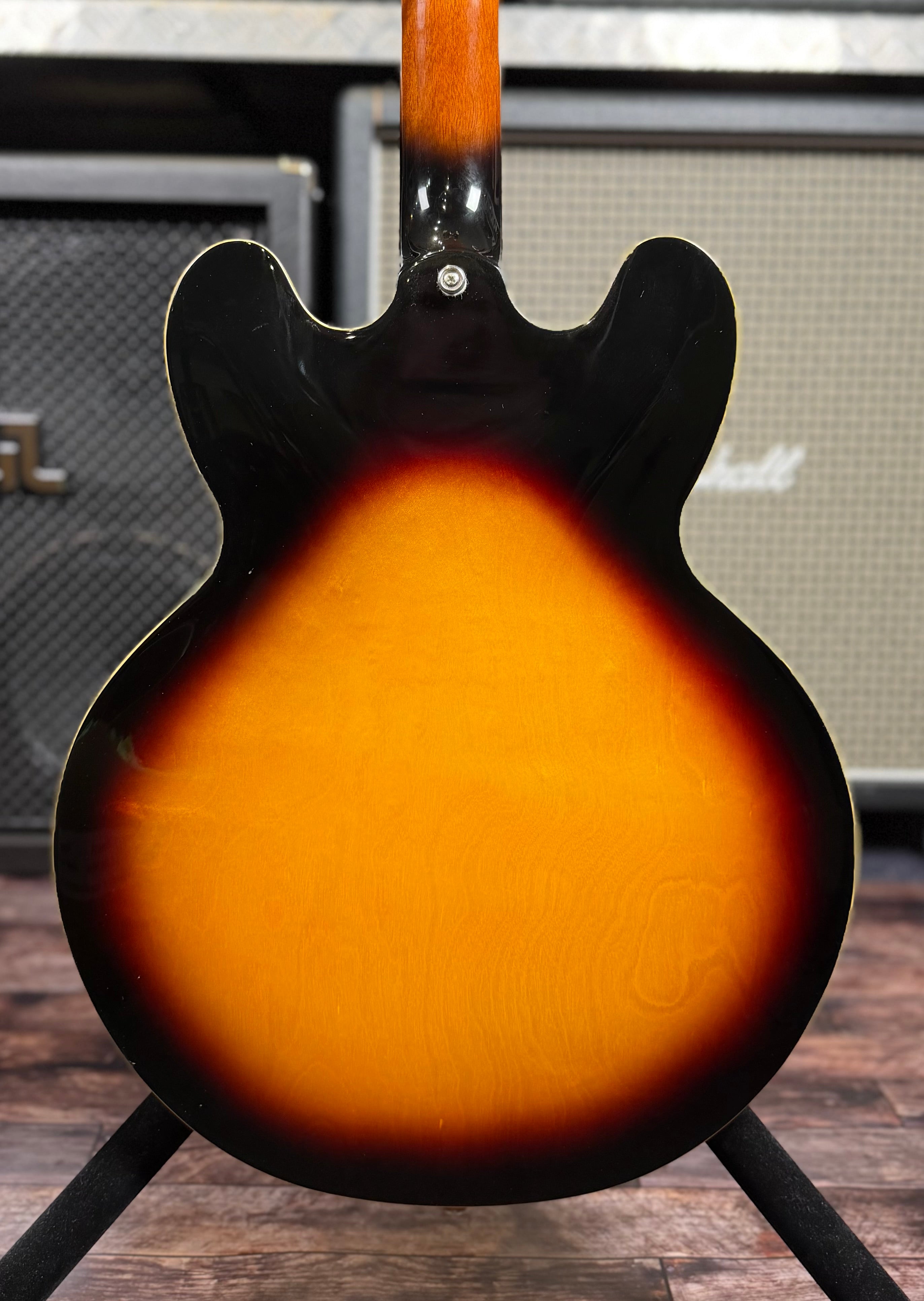 Epiphone ES-335 IG Electric Guitar Semi-Hollow- Vintage Sunburst  W/- Gig Bag (Pre Owned)