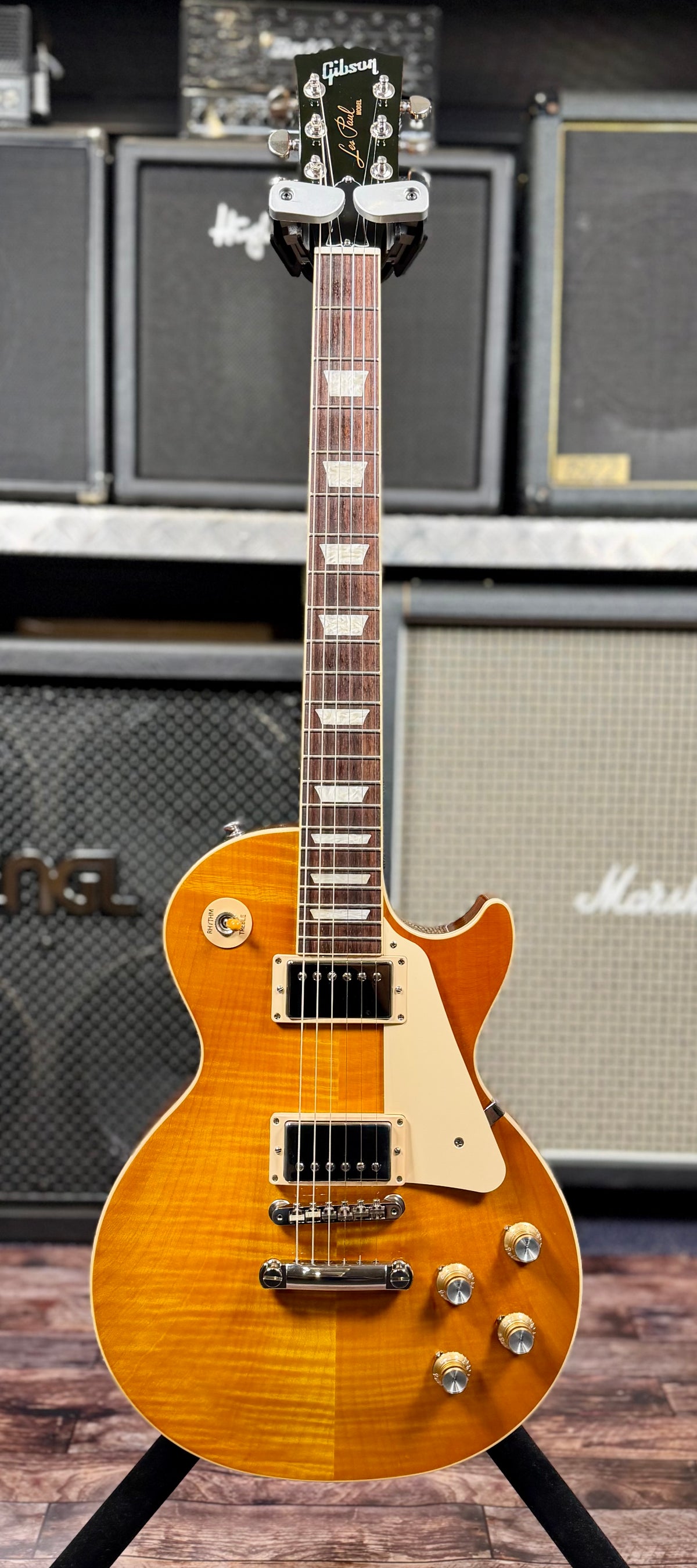 2024 Gibson Les Paul Standard '60s AAA Flame Top USA Exclusive Electric Guitar - Honey Lemon Burst W/- Hardcase ( Pre Owned )