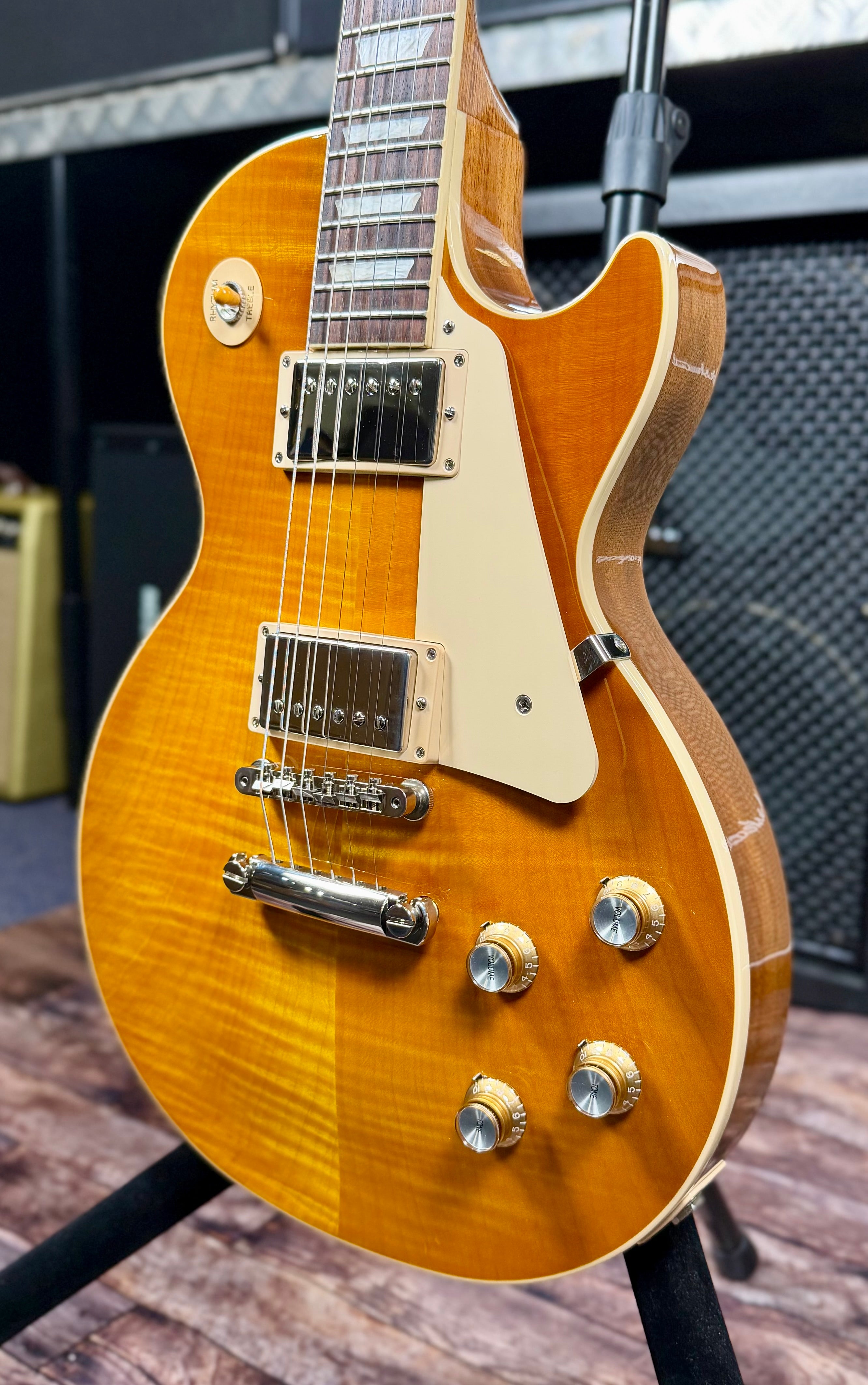2024 Gibson Les Paul Standard '60s AAA Flame Top USA Exclusive Electric Guitar - Honey Lemon Burst W/- Hardcase ( Pre Owned )
