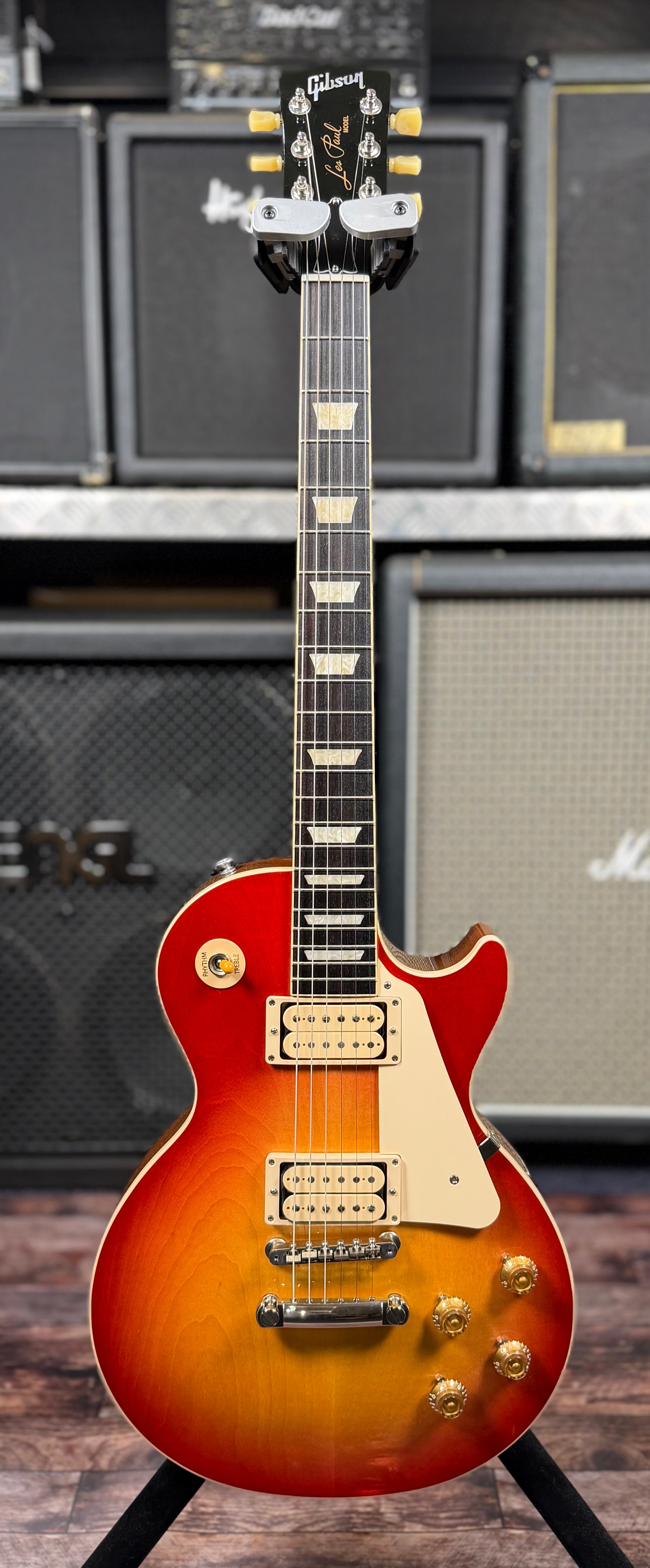 2025 Gibson Les Paul Standard 50's Double Trouble - Vintage Cherry Sunburst W/Hard case, etc ( Pre Owned )