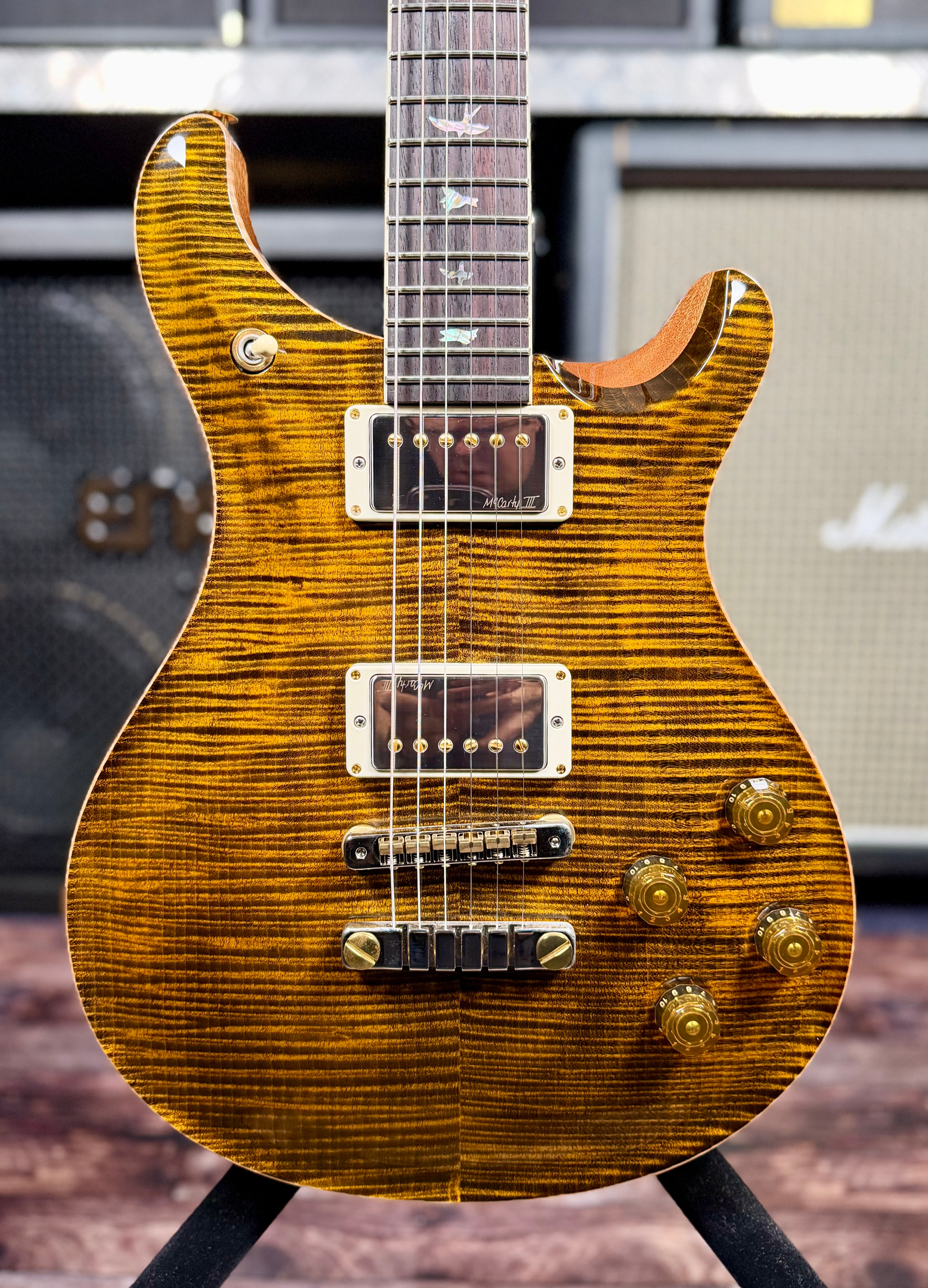 PRS McCarty 594 10 TOP - Yellow Tiger- W- Deluxe Hardcase