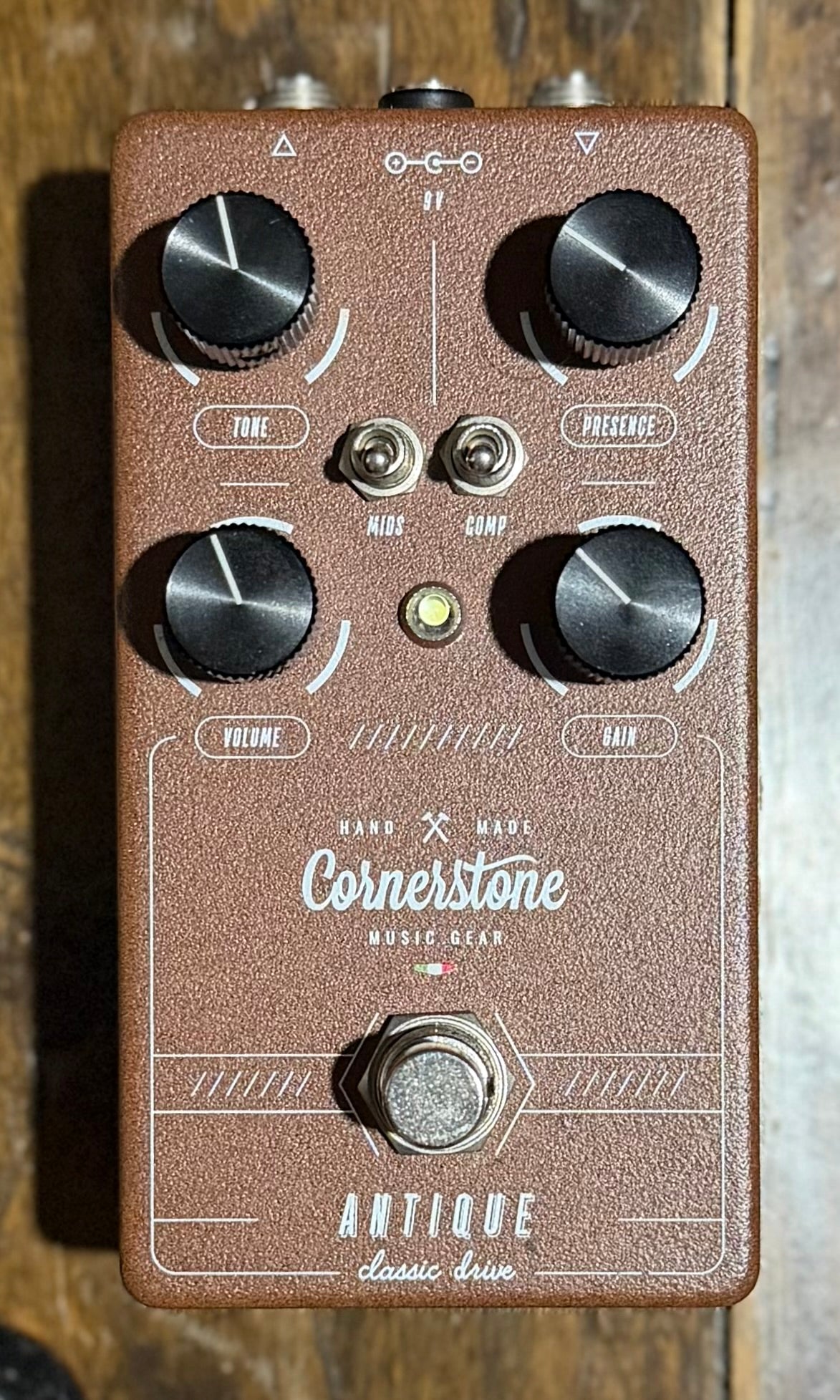Cornerstone Antique V2 Overdrive Pedal - inc Box (Pre Owned)