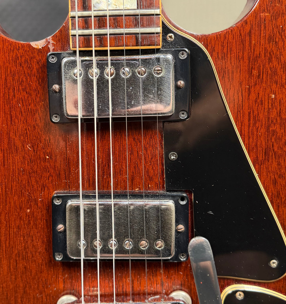 1971 Gibson SG Deluxe Electric Guitar- Cherry (Faded) W/- Original Hardcase ( Pre Owned- Vintage)