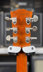 Back of the headstock showing the factory serial number 127390103, Grover tuners and the Made in USA stamp.