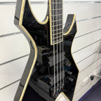 BC Rich 2010 NJ Deluxe Neck Thru Warlock Bass Guitar - W/- Hard Case (Pre Owned)